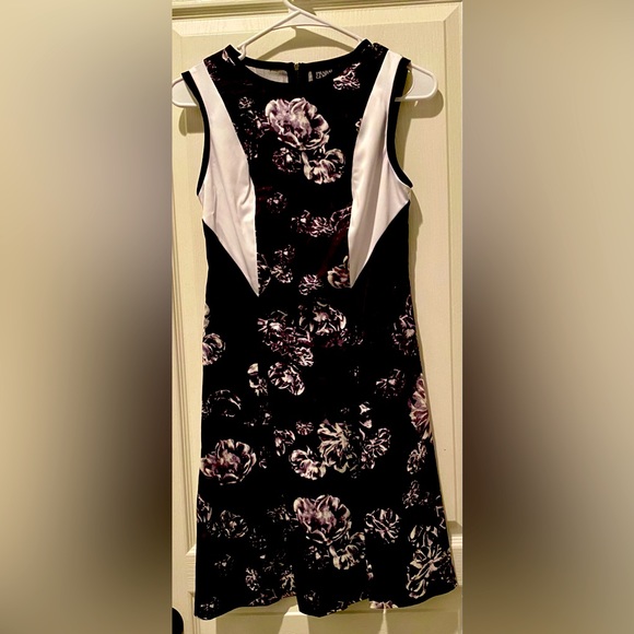Prabal Gurung For Target Women's Black And White Floral Fit & Flare - Picture 5 of 7